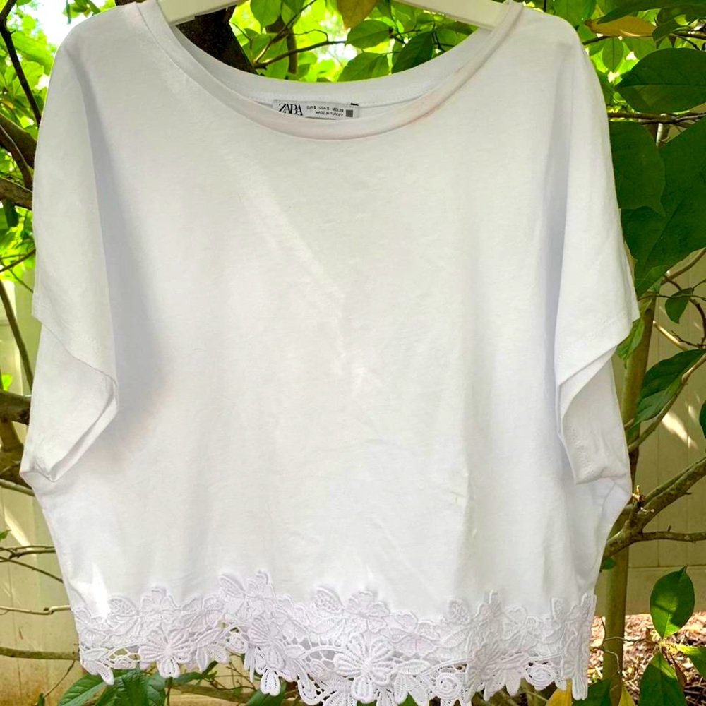 Zara Lace Crop Top